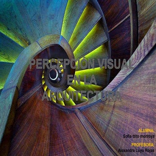 Percepcion visual en la arquitectura