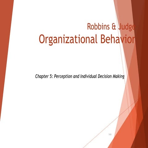 Organizational Behaviour Stephen Robbins 14Ed. Chapter 6 | PDF