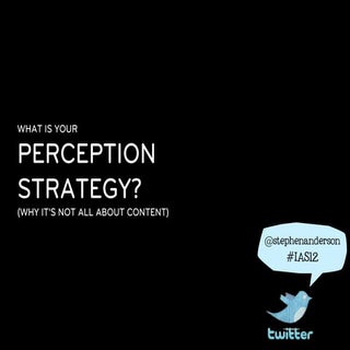 What's Your Perception Strategy? (W...