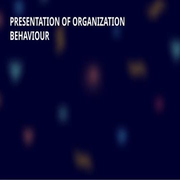 Perception and Attitude| Organizational Behaviour | PPTX