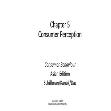 Perception and Marketing- Consumer Behavior