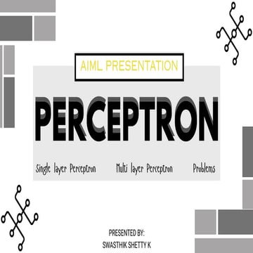 Comprehensive Guide to Perceptron and Multi-Layer Perceptron in AI | PDF