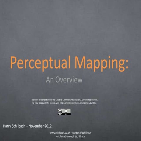 Perceptual Mapping - An Overview   