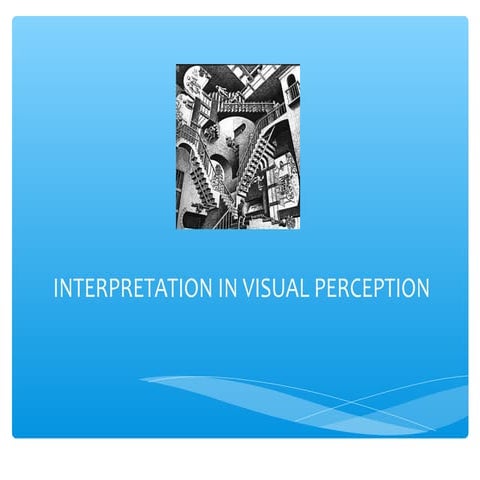 Perceptual set and illusions 2013