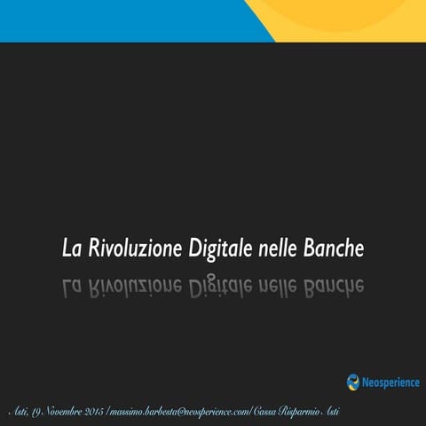 Perchè abbiamo bisogno di banche digitali pdf
