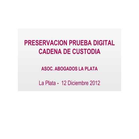 Percias informaticas D Piccirilli - DTS2012