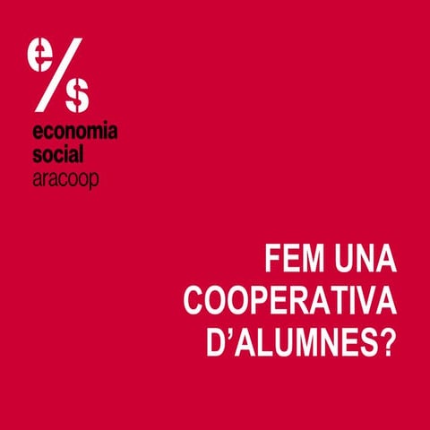 Fem una cooperativa d'alumnes