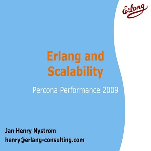 Erlang and Scalability