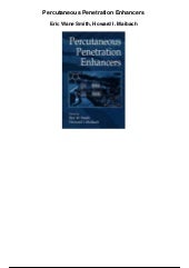 Percutaneous penetration enhancers pdf