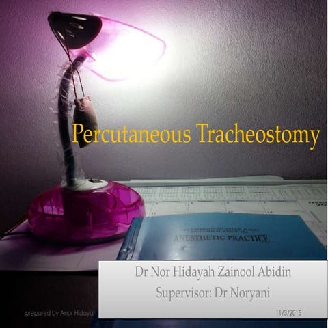 Percutaneous tracheostomy