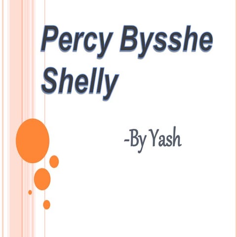 Percy bysshe shelly