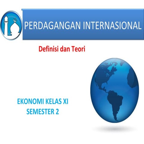 Perdagangan internasional tahap 1 Nani Al-Azhar1