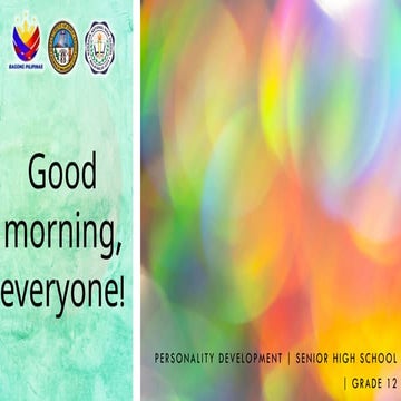 Personal Development Module 2 Developing the Whole Person