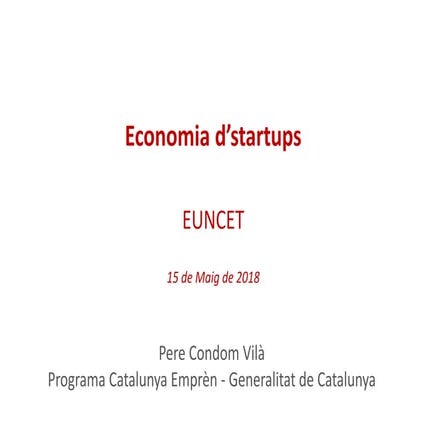 Pere Condom, Euncet Digital Day