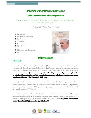 Peregrinación cristo rey 2016