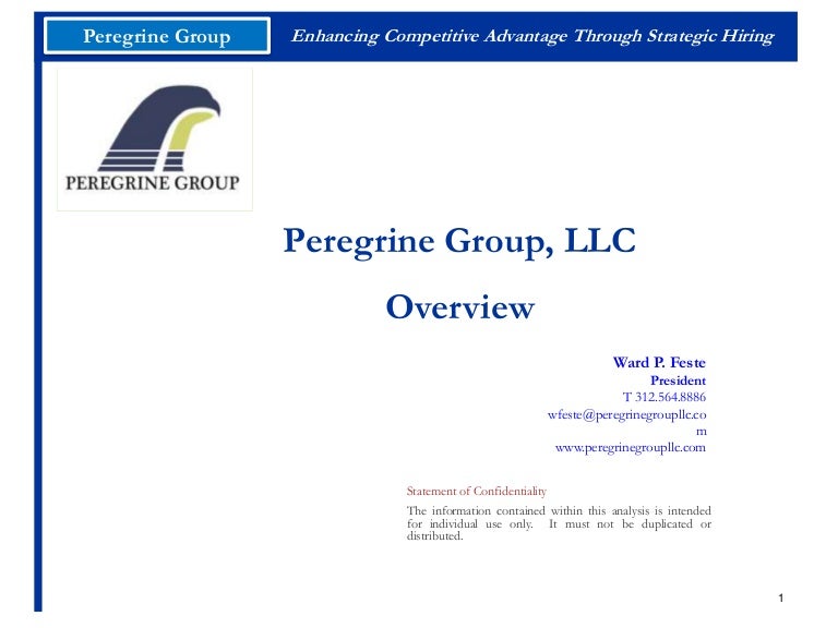 Peregrine Group Overview