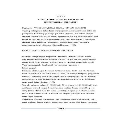 Perekonomian indonesia