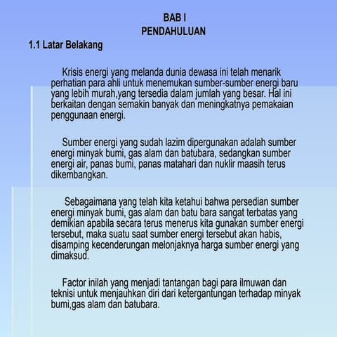 Perencanaan turbin air