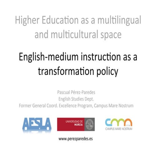 English-medium instruction as a transformation policy