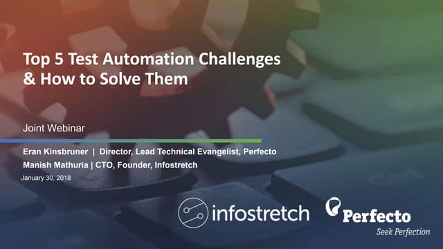 Top 5 Automation Challenges Webinar