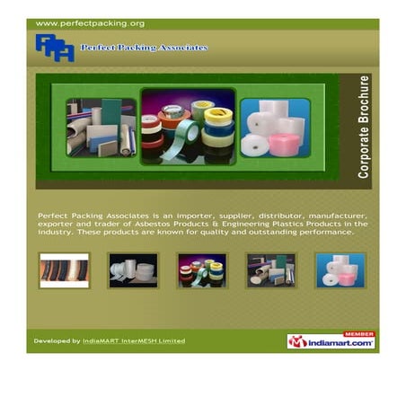 Perfect Packing Associates, Pune, Asbestos Products | PDF