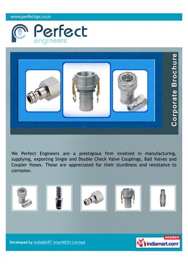 Perfect Engineers, Mumbai, Camlock Coupler