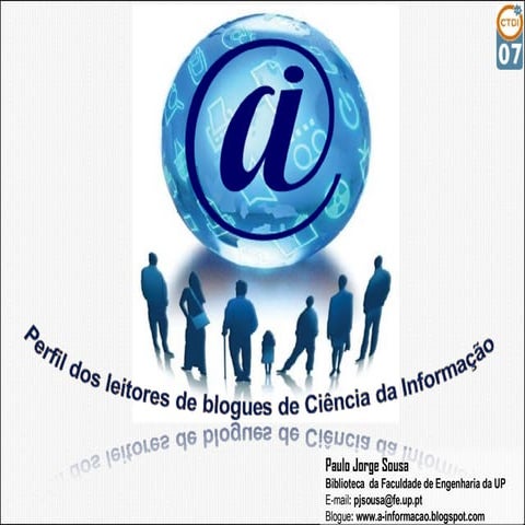 Perfil dos leitores de blogues de Ciência da Informação