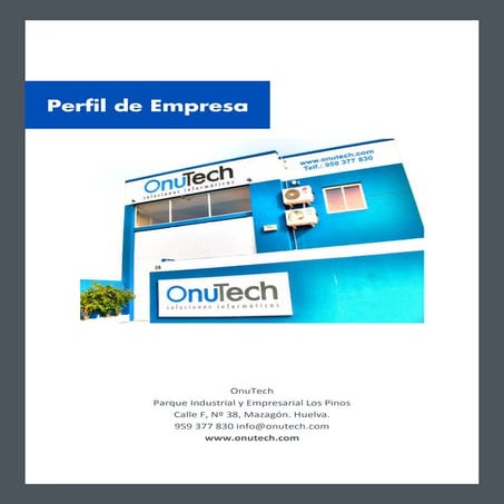 Perfil de empresa OnuTech