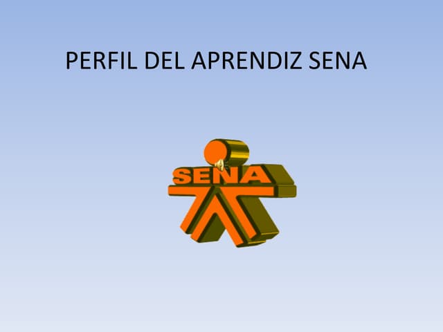 Perfil del aprendiz sena