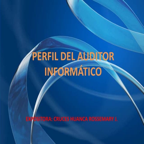 Perfil Del Auditor Informático