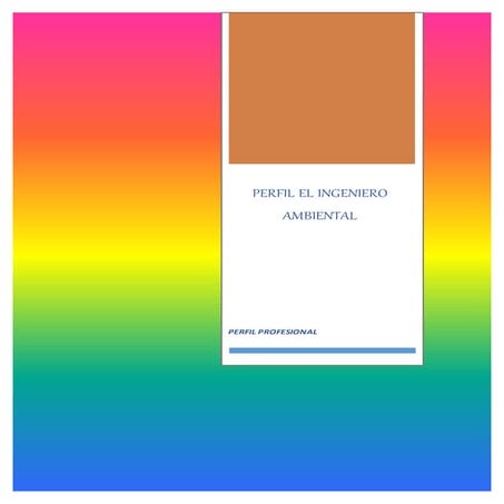 Perfil del ingeniero ambiental