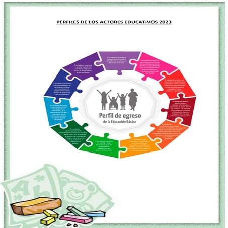 PERFILES DE LOS ACTORES EDUCATIVOS 2023 | PDF