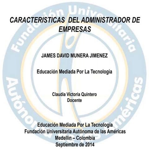 Perfil profesional del administrador de  empresas