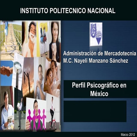 Perfil psicografico en mexico