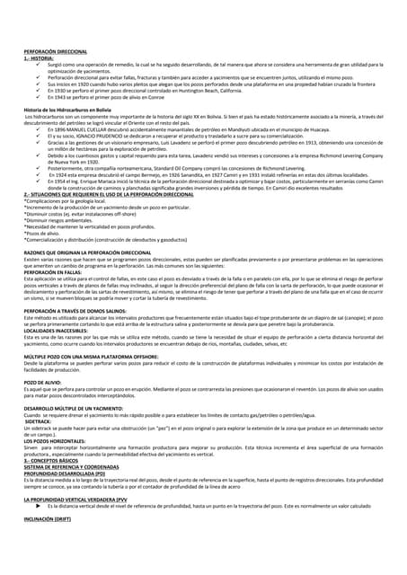 Perforación direccional