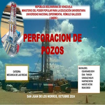 FACTORES A CONCIDERAR PERFORACION DE POZOS.pptx