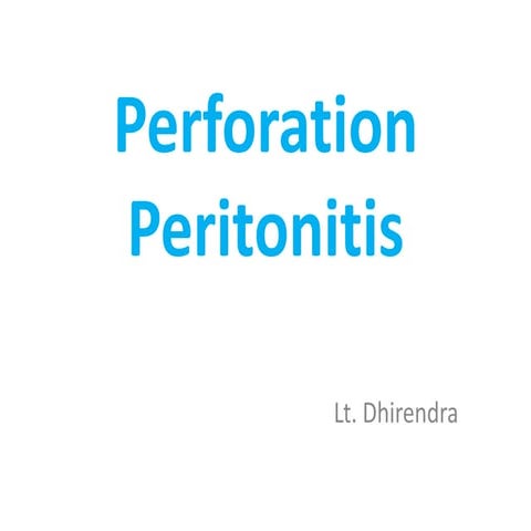 Perforation