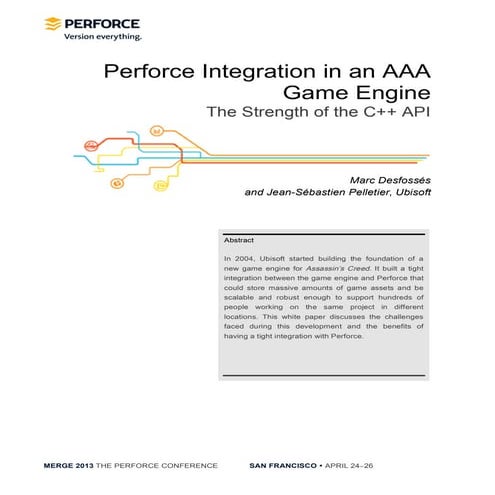 [Ubisoft] Perforce Integration in a AAA Game Engine
