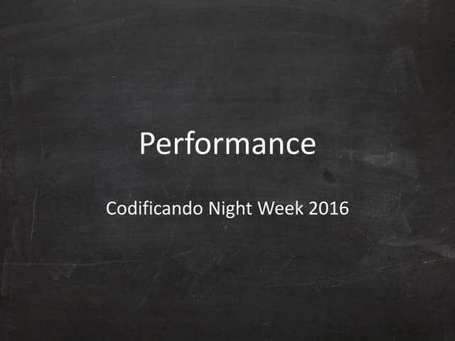 Performance Codificando Night Week 2016
