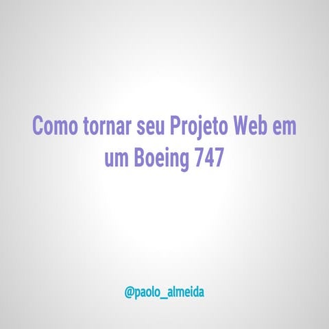 Otimização de Performance Web
