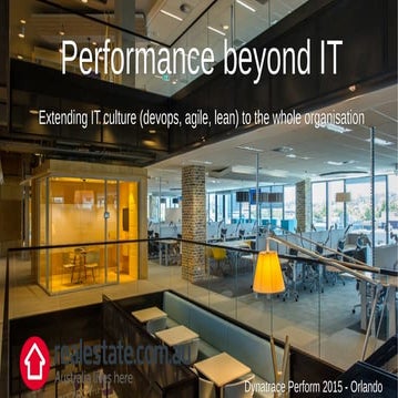 Performance beyond IT