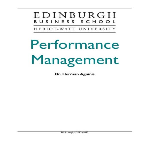 Performance management-course-taster