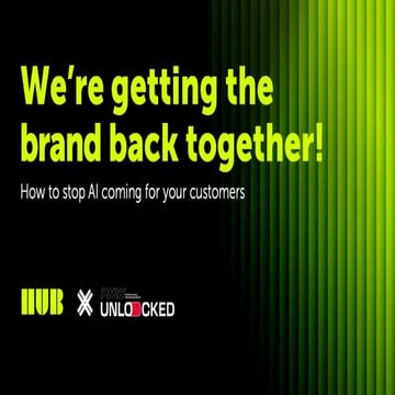 How to stop AI coming for your customers | PPTX