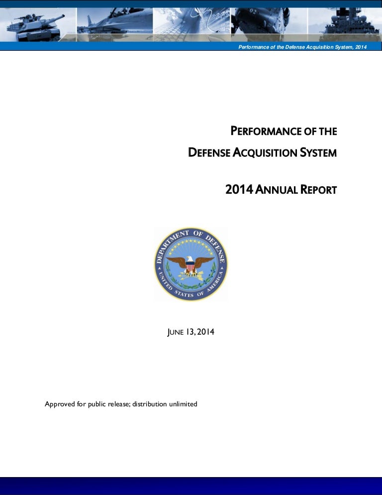 Defense acquisition system dissertation