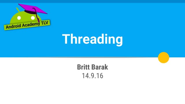 Performance #6  threading