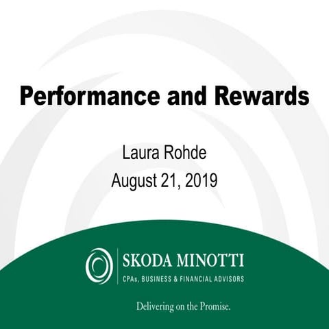 Performance and Rewards