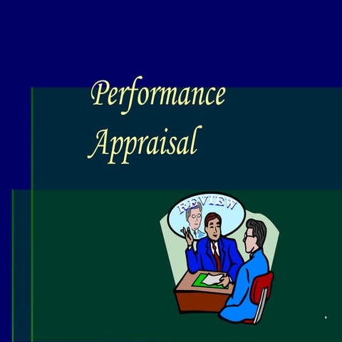 Performance appraisal  