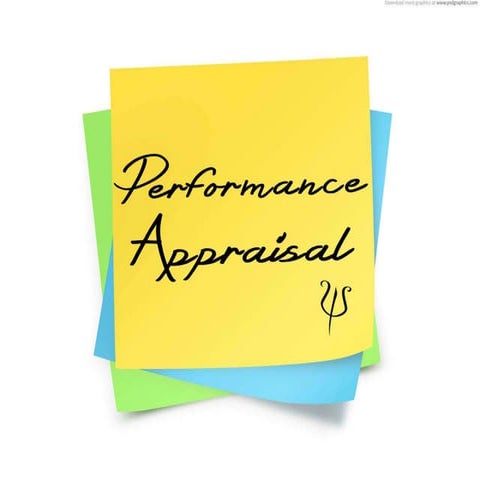 Performance appraisal - Industrial Psychology