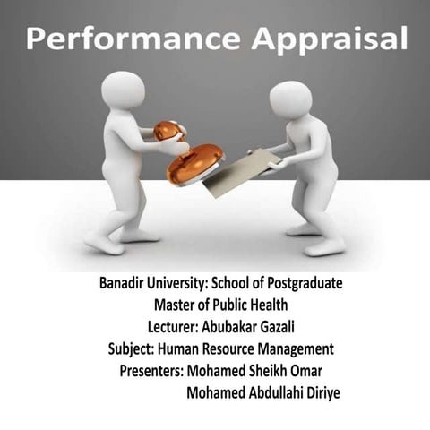 Performance appraisal