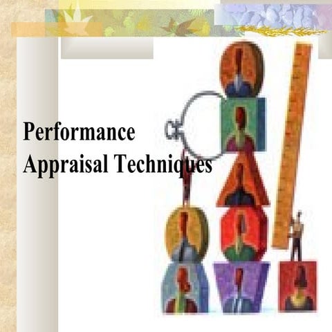 Performance appraisal   